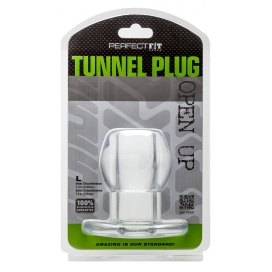 Ass Tunnel Plug SIlicone Large Transparent 7.6  x 6.2 cm 2