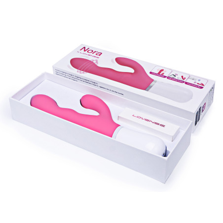 Vibro Rabbit connecté NORA Lovense 12 x 3.4 cm