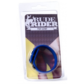 Cockring ajustable en silicone 3 SNAP Bleu 2
