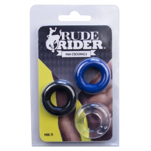 Lot de 3 Mini cockrings Donut