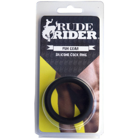 Cockring en silicone THICK RING Noir
