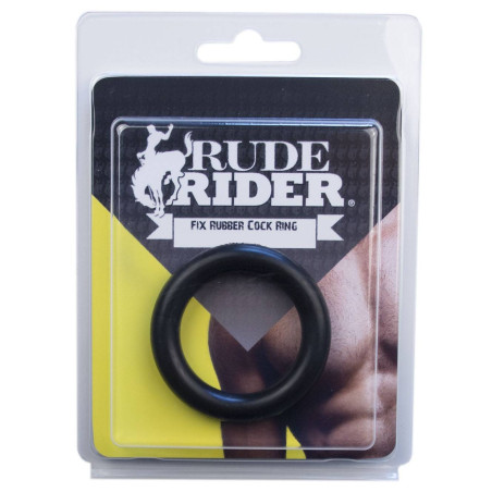 Cockring épais FIX RUBBER THICK Noir