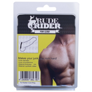 Cockring épais FIX RUBBER THICK Noir
