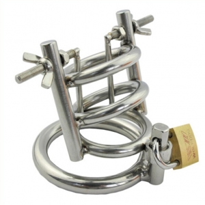 Cage de chasteté avec Écarteur d'urètre | Diamètre 3cm