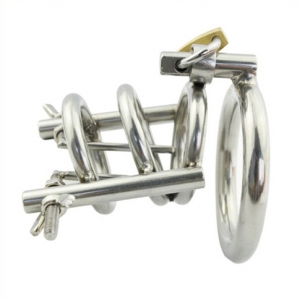 Cage de chasteté avec Écarteur d'urètre | Diamètre 3cm
