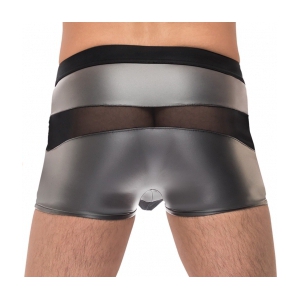 Boxer sexy IRON CLAD Noir-Argenté