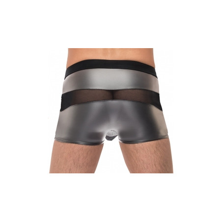 Boxer sexy IRON CLAD Noir-Argenté