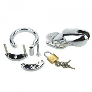 Cage de chasteté STEEL PADLOCK 12 x 3.5cm