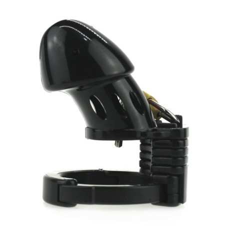 Cage de chasteté ajustable PIQUE Noire de CockLock