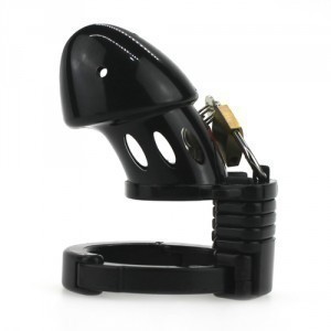 Cage de chasteté ajustable PIQUE Noire de CockLock