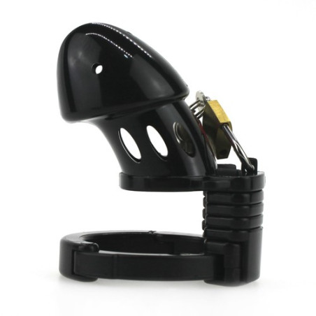 Cage de chasteté ajustable PIQUE Noire de CockLock