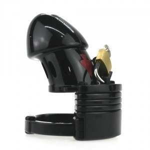 Cage de chasteté ajustable PIQUE Noire de CockLock