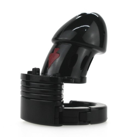 Cage de chasteté ajustable PIQUE Noire de CockLock