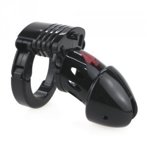 Cage de chasteté ajustable PIQUE Noire de CockLock