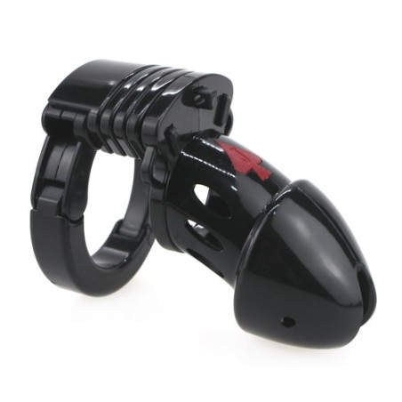 Cage de chasteté ajustable PIQUE Noire de CockLock