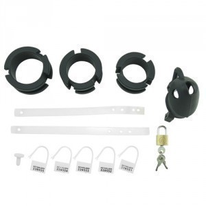 Cage de chasteté en silicone BIRDLOCKED 11 x 3.2cm Noire