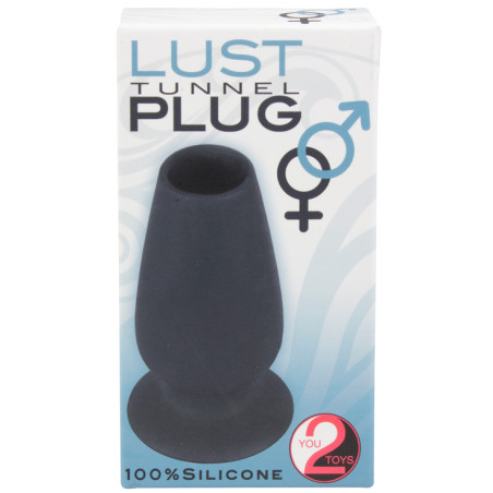 Plug Tunnel en silicone LUST 10 x 5cm