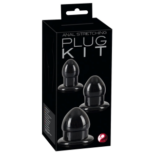Kit de 3 plugs MINI FAT Noir