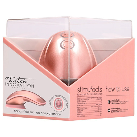 Stimulateur de clitoris TWITCH Rose