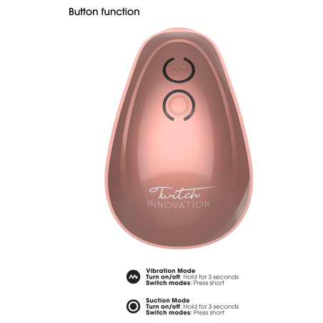 Stimulateur de clitoris TWITCH Rose