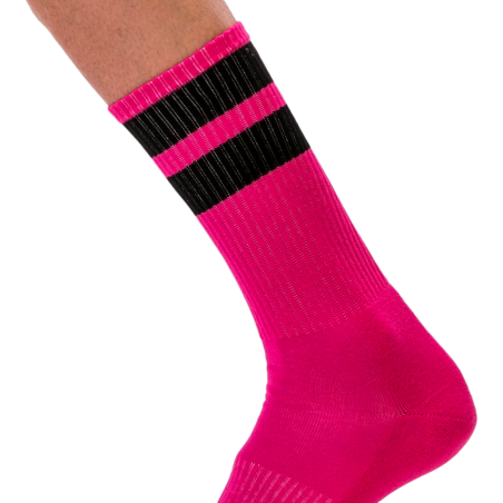 Chaussettes GYM SOCKS Rose-Noir