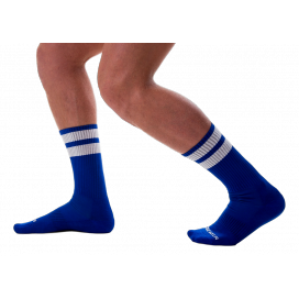 Chaussettes GYM SOCKS Bleu-Blanc