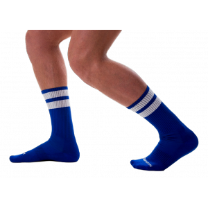 Chaussettes GYM SOCKS Bleu-Blanc