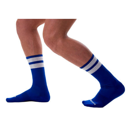 Chaussettes GYM SOCKS Bleu-Blanc