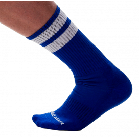 Chaussettes GYM SOCKS Bleu-Blanc 2