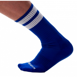 Chaussettes GYM SOCKS Bleu-Blanc