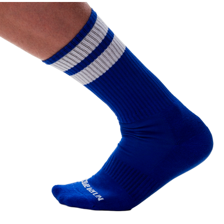 Chaussettes GYM SOCKS Bleu-Blanc