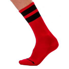 Chaussettes GYM SOCKS Rouge-Noir