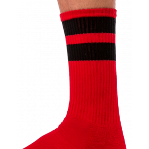 Chaussettes GYM SOCKS Rouge-Noir