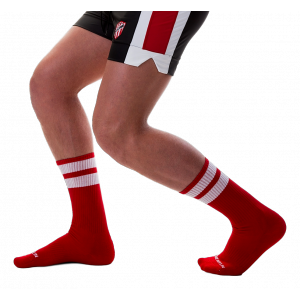 Chaussettes GYM SOCKS Rouge-Blanc