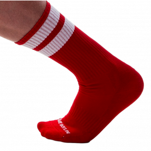Chaussettes GYM SOCKS Rouge-Blanc