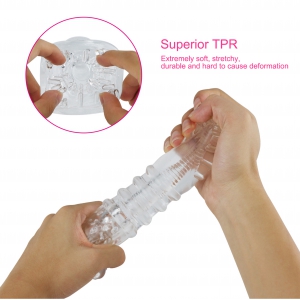 Masturbateur SUPER STRETCH Sono N°68 Transparent