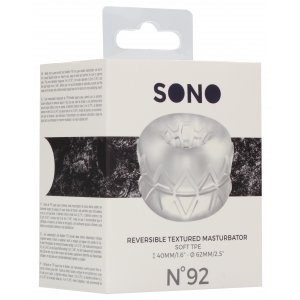 Anneau de masturbation réversible TEXTURED Sono N°92