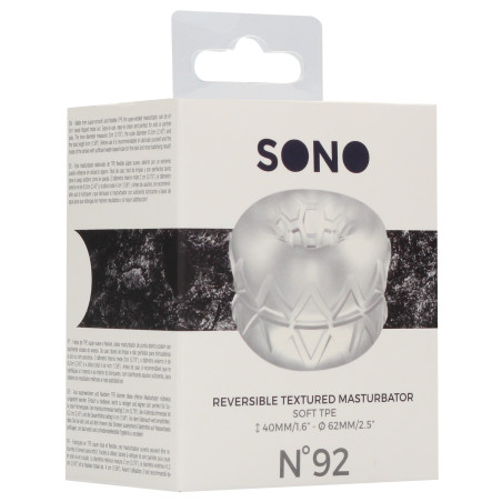 Anneau de masturbation réversible TEXTURED Sono N°92
