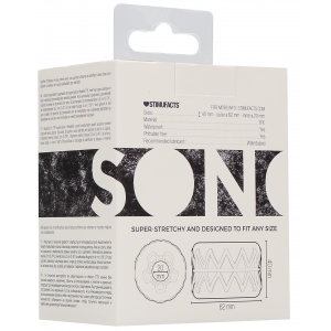 Anneau de masturbation réversible TEXTURED Sono N°92
