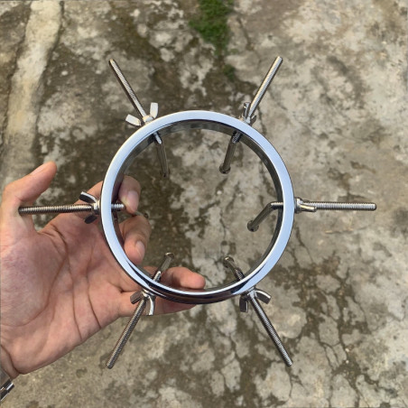 Écarteur anal en métal ROUNDILAT 8 cm | Largeur max 9.5cm