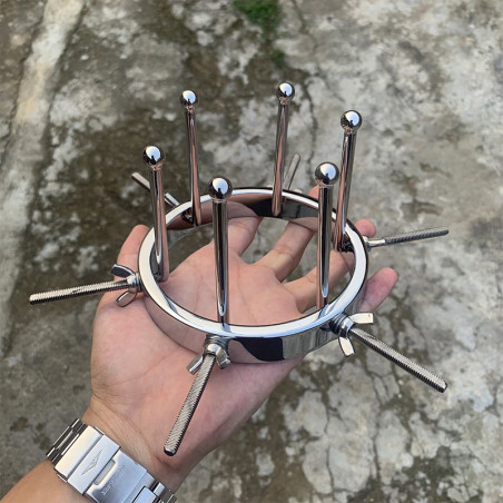 Écarteur anal en métal ROUNDILAT 8 cm | Largeur max 9.5cm