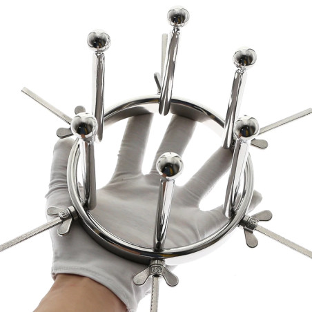 Écarteur anal en métal ROUNDILAT 8 cm | Largeur max 9.5cm