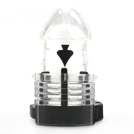 Cage de chasteté ajustable 10 x 3.5cm Transparente