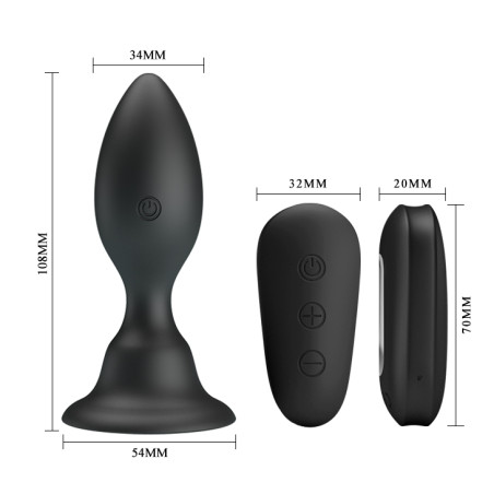 Plug Vibrant Mr PLAY 9 x 3.4 cm