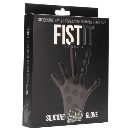 Gant Texturé en Silicone FIST IT Noir