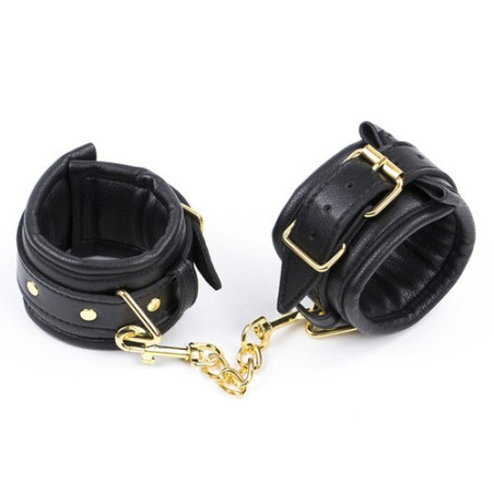 Menottes en cuir simili de qualité supérieure avec rembourrage sur les poignets
