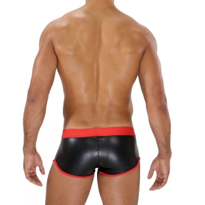 Boxer FETISH BOXER Noir-Rouge