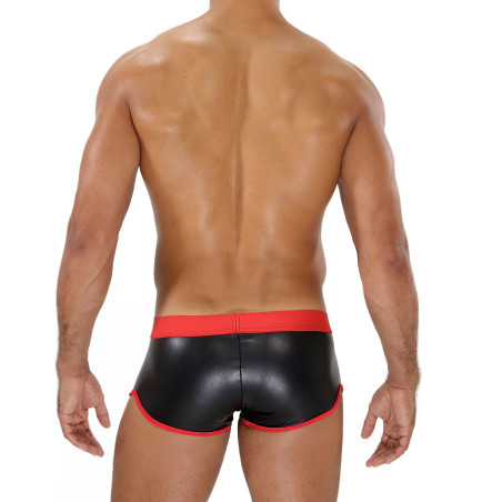 Boxer FETISH BOXER Noir-Rouge