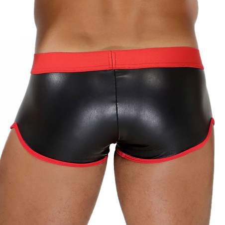 Boxer FETISH BOXER Noir-Rouge