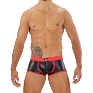 Boxer FETISH BOXER Noir-Rouge